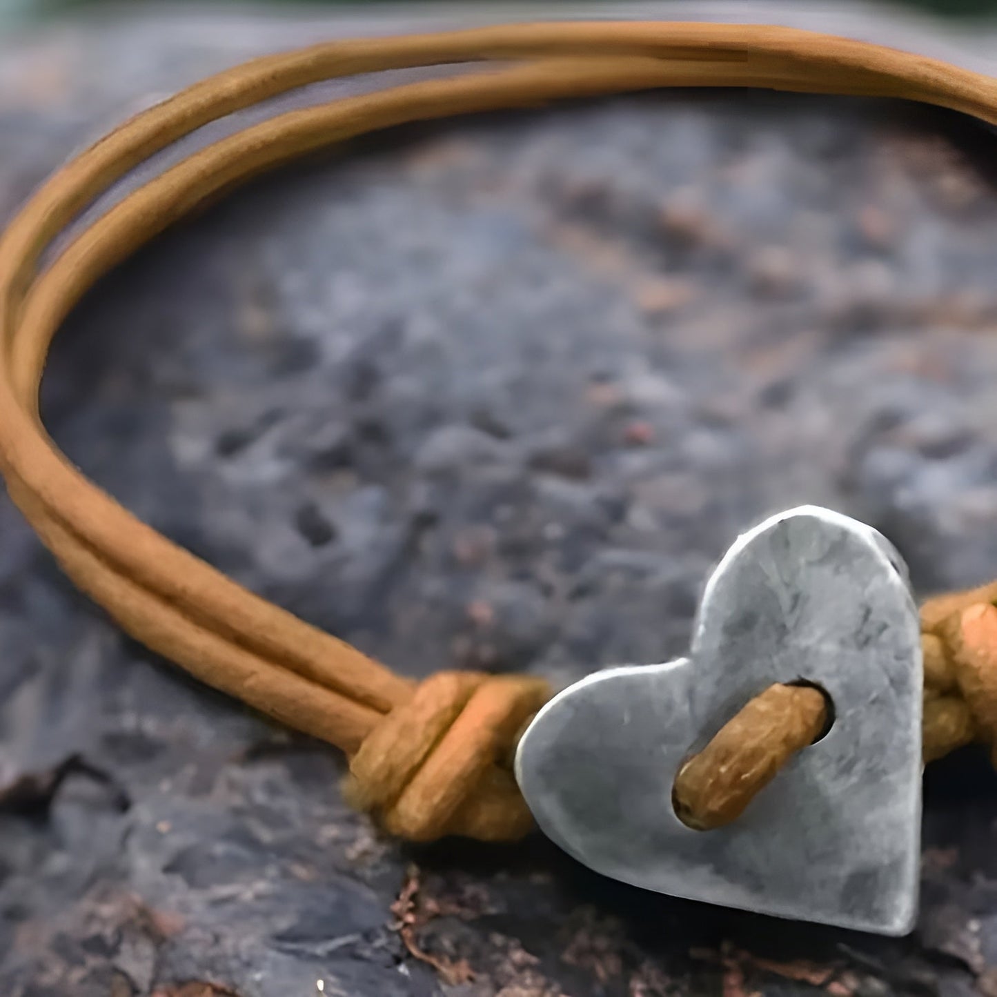 Helen - Heart Cord Bracelet