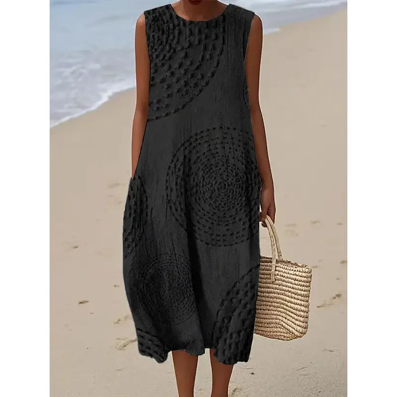 Mara - Textured Beach Dress