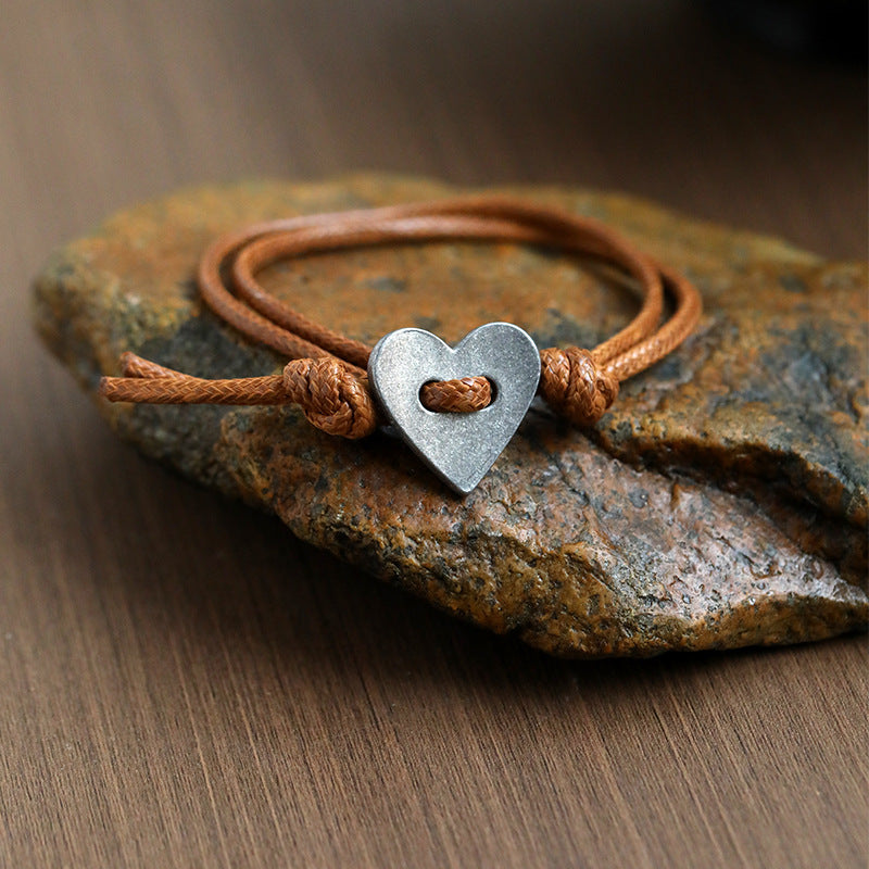 Helen - Heart Cord Bracelet