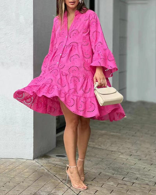 Elodie - Puff Sleeve Dress
