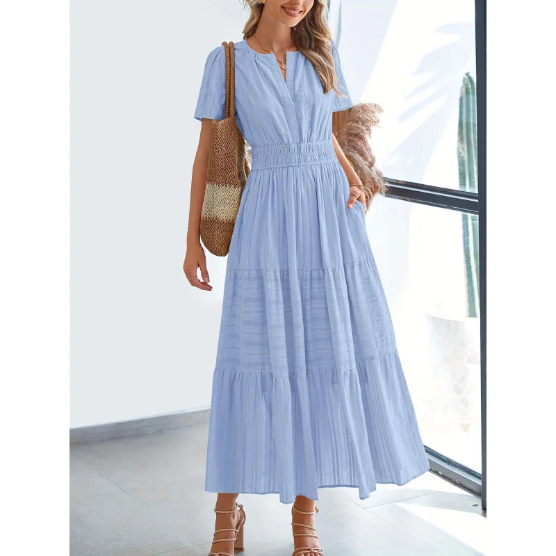 Olivia - Tiered Midi Dress