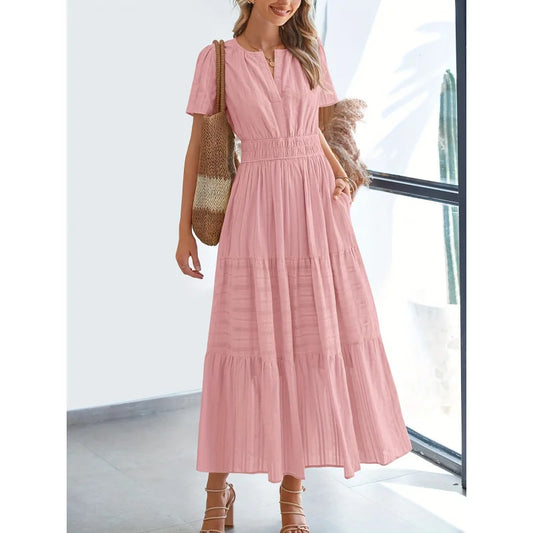 Olivia - Tiered Midi Dress