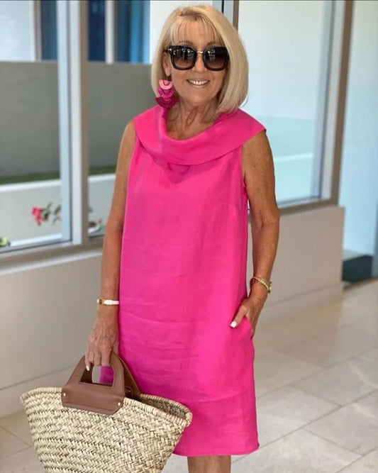 Dana - Draped Shift Dress