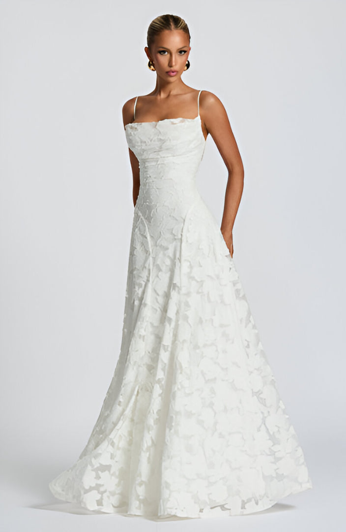 Francisa™ | Abito Maxi in Pizzo con Corsetto