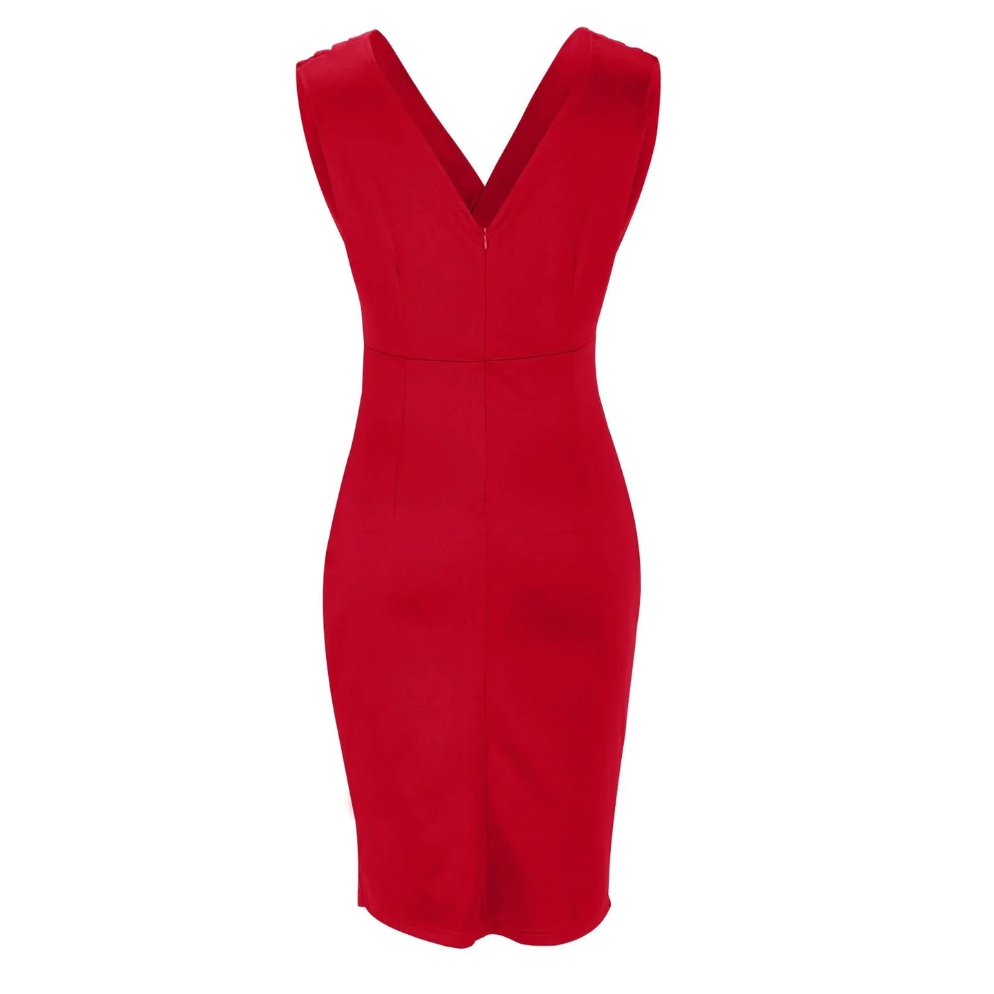 Saira - Sleeveless V-Neck Cocktail Dress