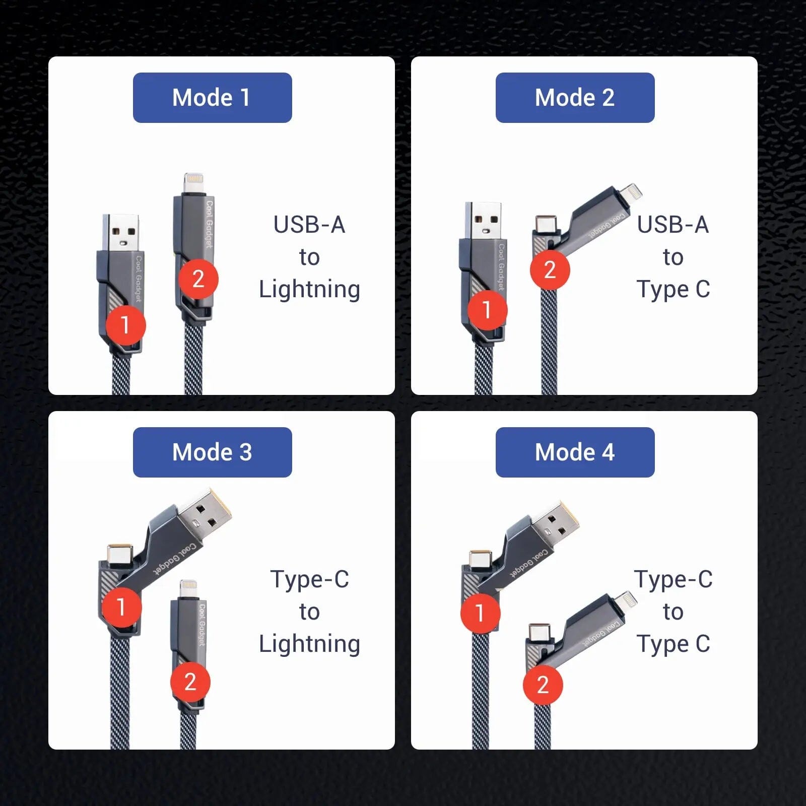 Ultimate 1-For-All Charging Cable Marcira 