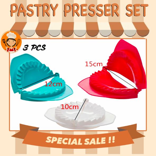 1-Press Pastry Mold (Set of 3) Marcira 