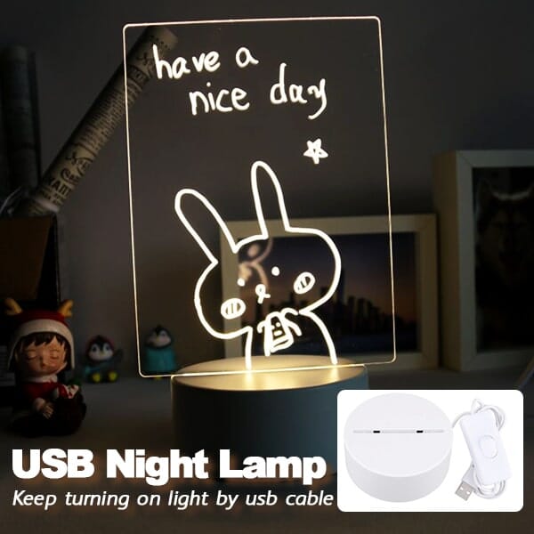 Night Light Message Board Marcira 